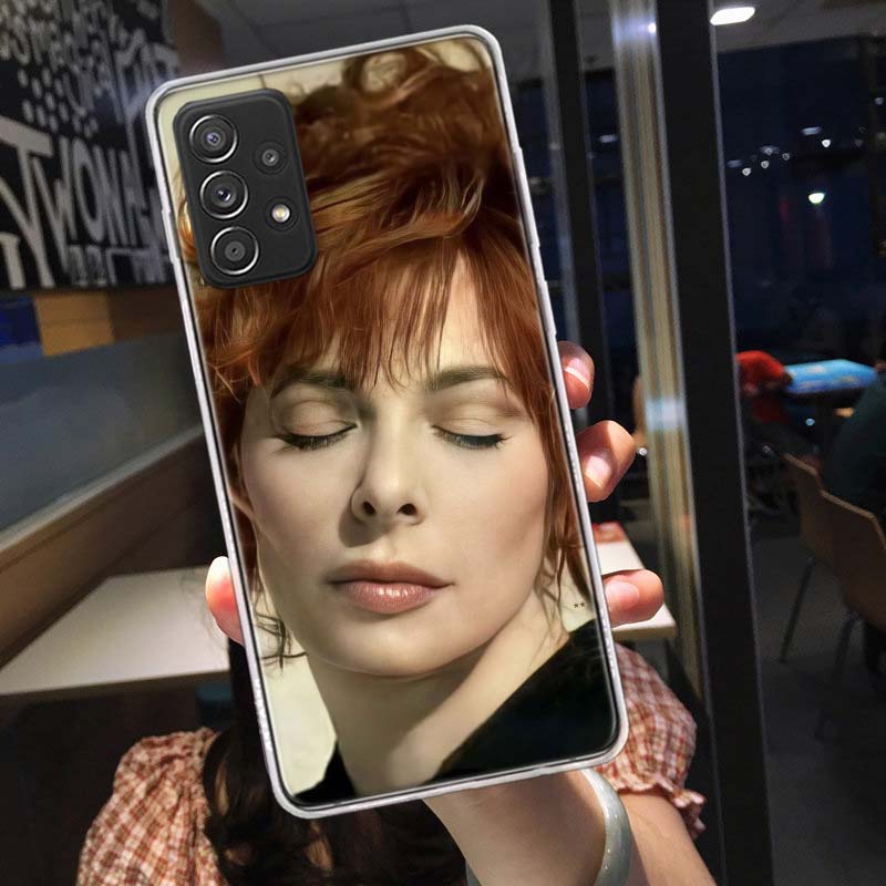 Чехол для телефона Mylene Farmer для Samsung A54 A57 A37 A17 A14 A15 A12 A24 A34 A55 A35 A25 A52S A07 A05S A04S A22 A32 A72 Galaxy Note
