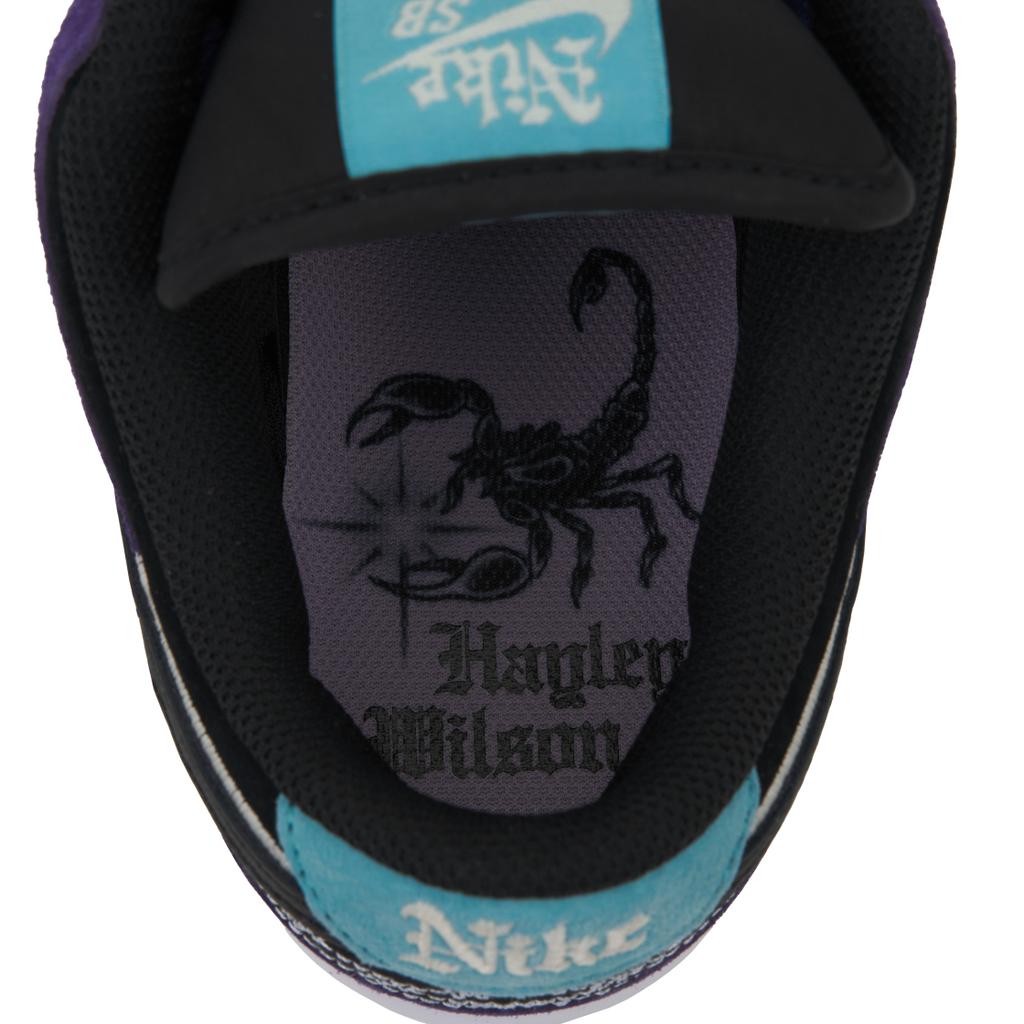 Хейли Уилсон x Nike Dunk Low SB Court Purple Унисекс Кроссовки Белый Черный Lagoon-Pulse HJ0513-500