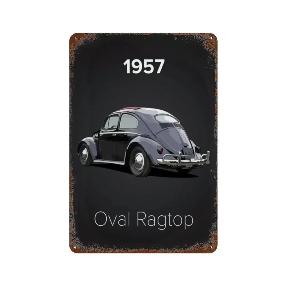 Garage Bar Metal Wall Sign, Auto Interior Decor Plaque 20x30cm