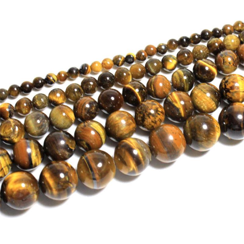 40 шт. Бусины из натурального камня круглые россыпью для изготовления ювелирных изделий своими руками браслет 4 мм