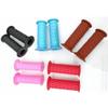 1Pair Bike Handlebar Accessories Rubber Grip 7 Colors Anti-skid Handlebar  Child Children Kids