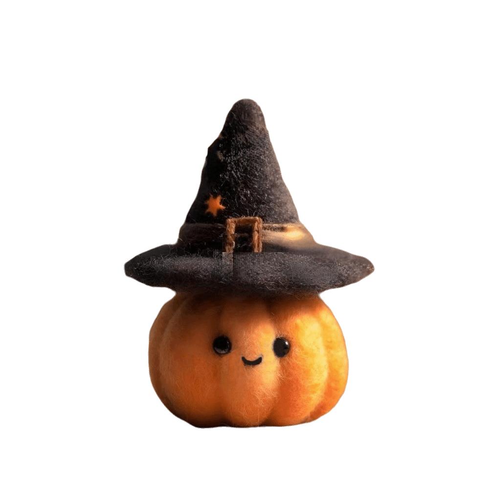 Cute Halloween Ornaments Toy Halloween Decoration Home Decor Wool Felt Ghost Statue Pendant