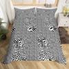 Leopard Print Duvet Cover Set King Size Colorful Cheetah Printed  2/3pcs Twin Bedding Set Africa Leopard Pattern for Girls Women