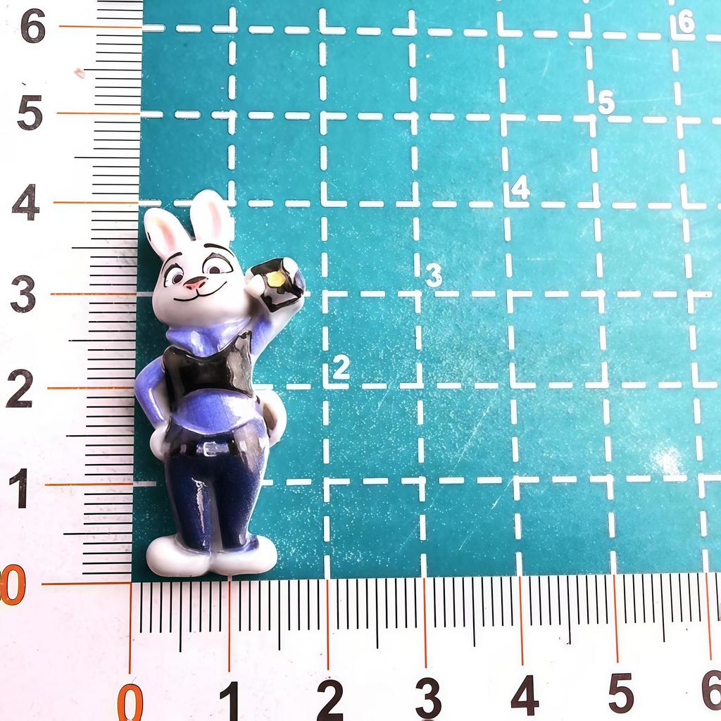 Зверополис Персонажи DIY Фигурки из смолы: Милые аксессуары в стиле аниме и модные игрушки-украшения