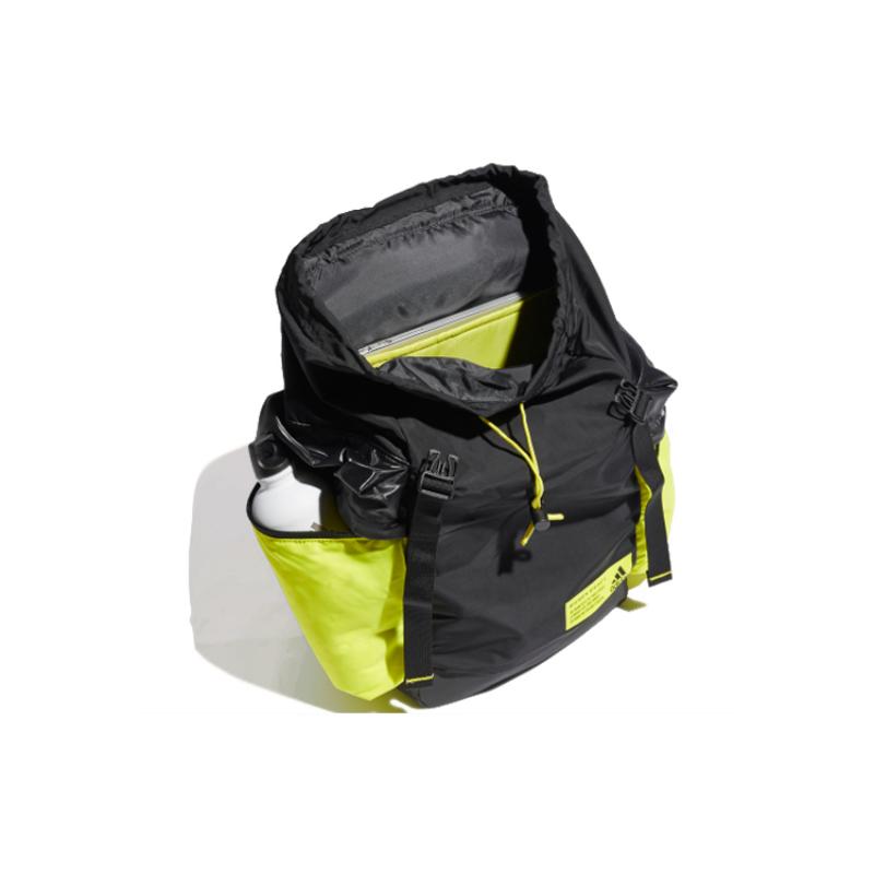 Adidas Рюкзак Полиэстеровый Обычный Унисекс Черный/Кислотно-зеленый/Желтый Adidas GM4545