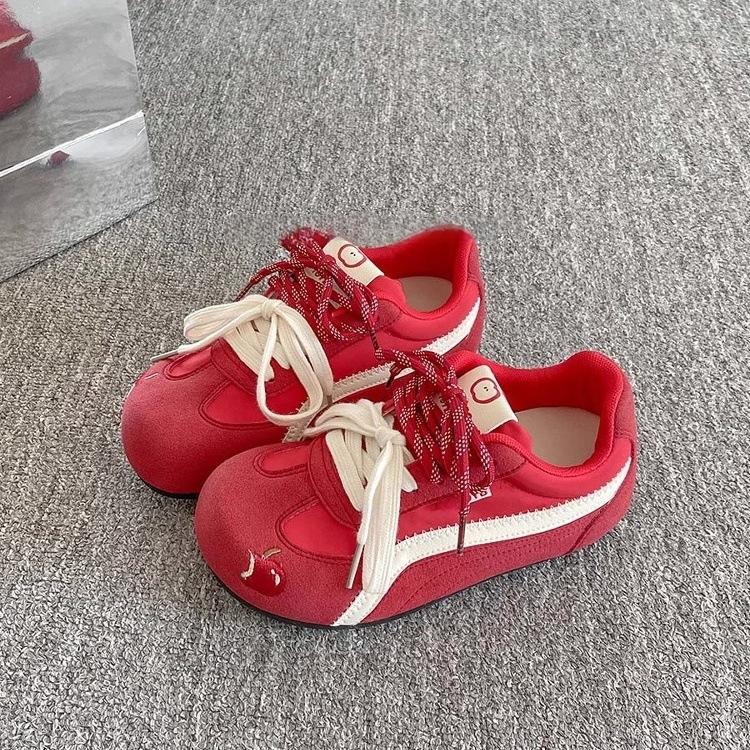 Милые женские туфли в стиле инстаграм, новые осенние, дышащие, на тонкой подошве, ретро, повседневные, студенческие, белые туфли