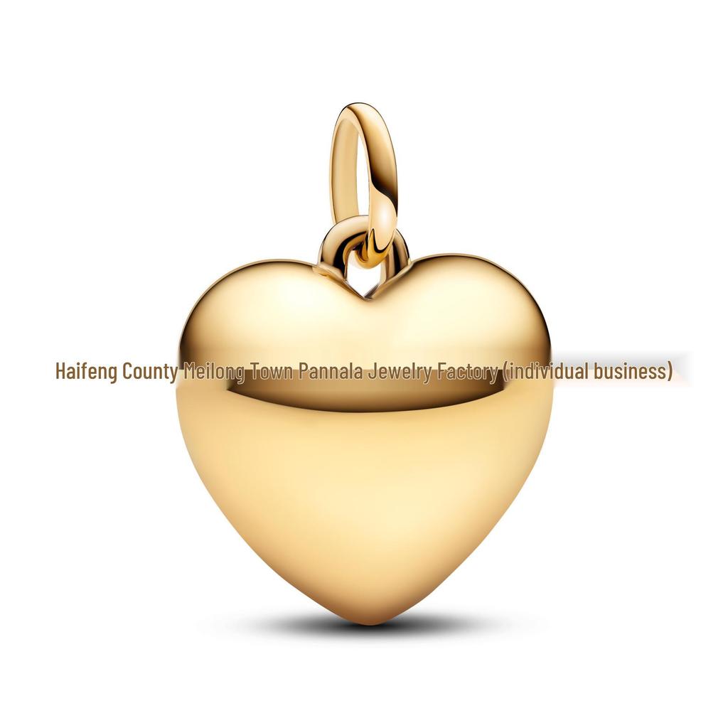 Шарм-подвеска Pan из посеребренной меди с белыми бусинами для браслетов DIY