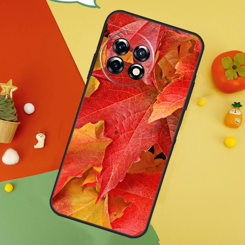 Autumn Leaves Case For OnePlus 15 12 12R 13T 13R 13 11 9 10 Pro 10T 8T Nord 5 CE 2 3 4 Lite N20 N30 Cover