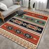Crystal Velvet 50*80cm National Wind Carpet Retro Persian Wind Living Room Sofa Floor Mat Homing Carpet Bohemian Door Mat