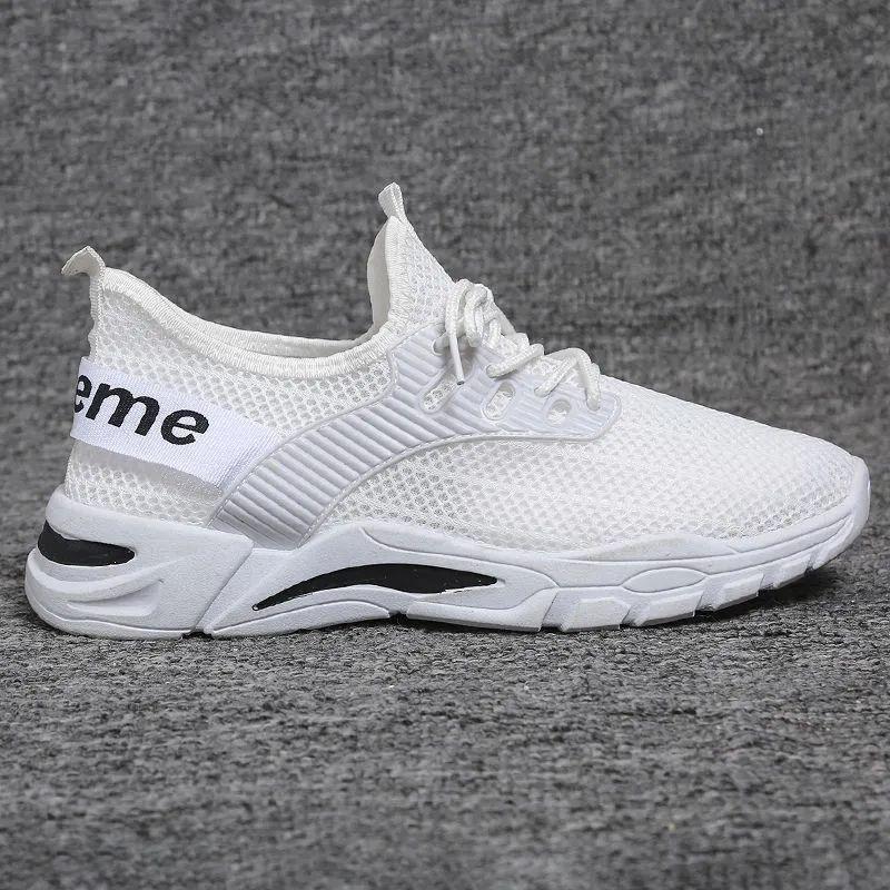 Мужская модная сетчатая обувь, мужская обувь, повседневная спортивная обувь, дышащие летние тонкие мужские кроссовки с защитой от запаха