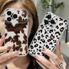Чехол для телефона с леопардовым принтом для iPhone 17 Pro Max Coque iPhone 16 15 14 13 Pro Max 11 Прозрачный ТПУ Силиконовый Мягкий Чехол
