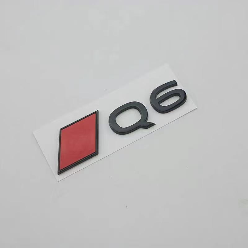 3D ABS Автомобильные Наклейки Аксессуары НОВЫЙ Значок с Буквами для Серий A3 A4 A5 A6 A7 A8 Q3 Q4 Q5 Q6 Q7 Q8 Задний Значок на Багажник