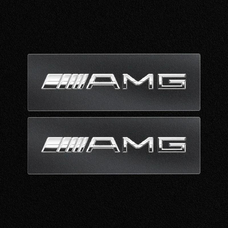 Car Door Handle Stickers Car Window Wiper Decor Emblem For Mercedes Benz AMG A B C E S Class GLC GLK GLE GLA CLA GLB C43 E53