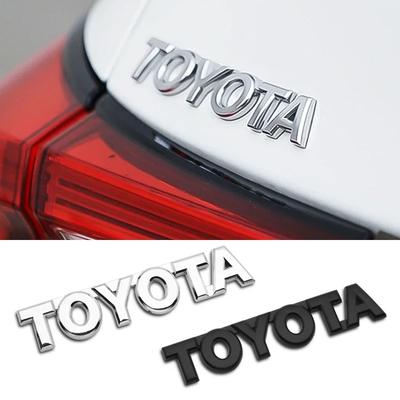 2026 Новые Автоаксессуары Для Toyota 3D Металлическая Стайлинг-наклейка На Автомобиль Значок На Багажник Наклейки Декаль Для Toyota Corolla Yaris