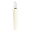 Sunmany Electric Candle, Incandescent Bulb Replacement, Battery-Operated, Compact, Blends Into Your Interior, Buddhist Altar Accessory, Small, White,