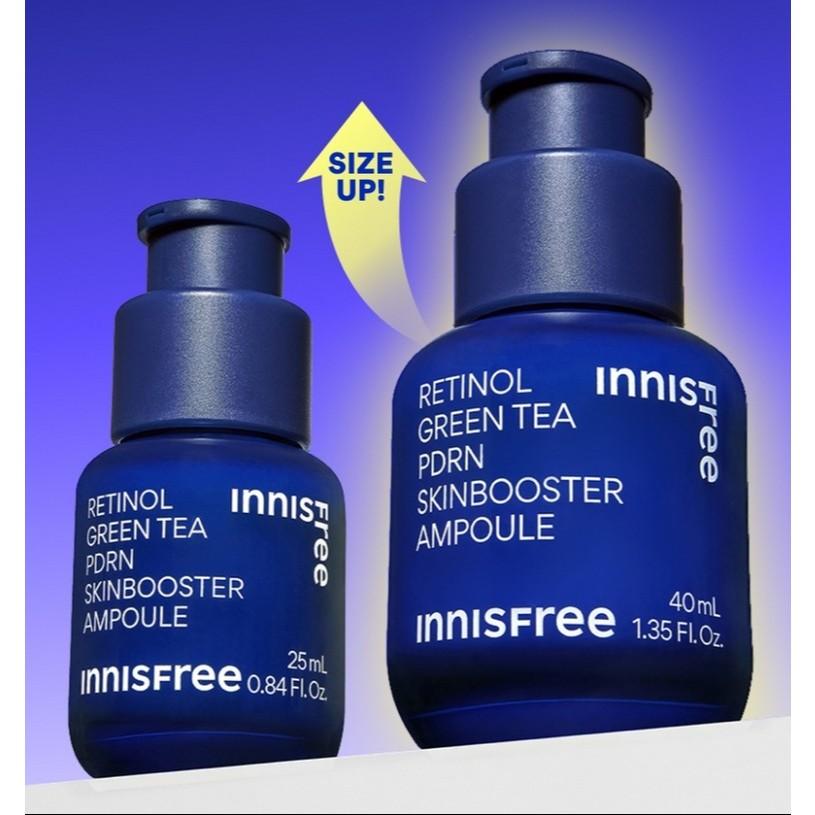 Innisfree Ретинол Зеленый чай PDRN Skinbooster Ампула (25 мл / 40 мл)