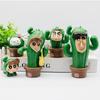 Crayon Shin Chan Family Action Figure Cosplay Cactus Anime Collectible Model Toy