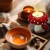 Craft Ornament Mushroom Tea Candle Candle Holder Simulation Small Mushroom Mushroom Candlestick