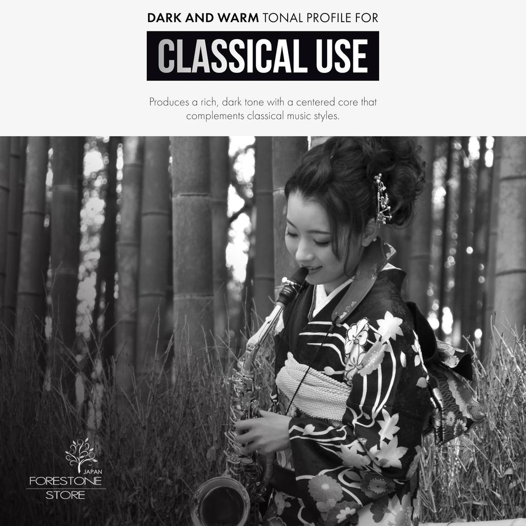 Forestone Черный бамбук Альт H (Трости Forestone Black Bamboo для альт-саксофона H)