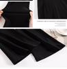 2024 Women's High-Waisted Elastic Slim Fit Black Flared Pants