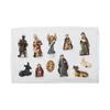 Christ Nativity Statue Scene Set Baby Jesus Manger Figurines Resin Crafts Miniatures Religious Ornament Church Gift Home Decoration