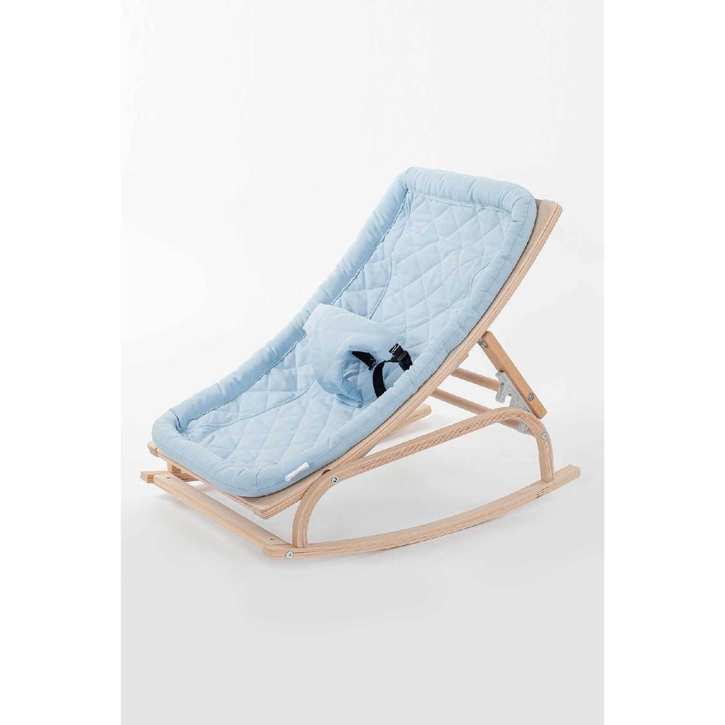 Рюкзак-кенгуру со ступенькой из натурального дерева - бежевый