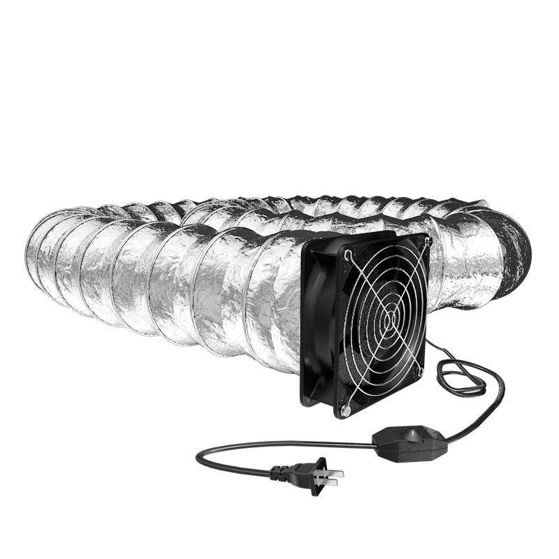 Регулируемая скорость Поглотитель припоя ESD Вентилятор-вытяжка дыма Труба Воздуховод Вытяжной вентилятор Бытовой Труба Труба Вентиляционный вентилятор 12*12*3.8см