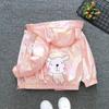 Fashion Children's Clothing Cartoon Jacket Boys Girls Baby Outing Windbreaker Children Zipper Cardigan