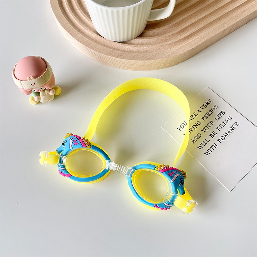Новые милые водонепроницаемые и противозапотевающие детские очки для плавания, очки для обучения плаванию, детские мультяшные очки с регулировкой