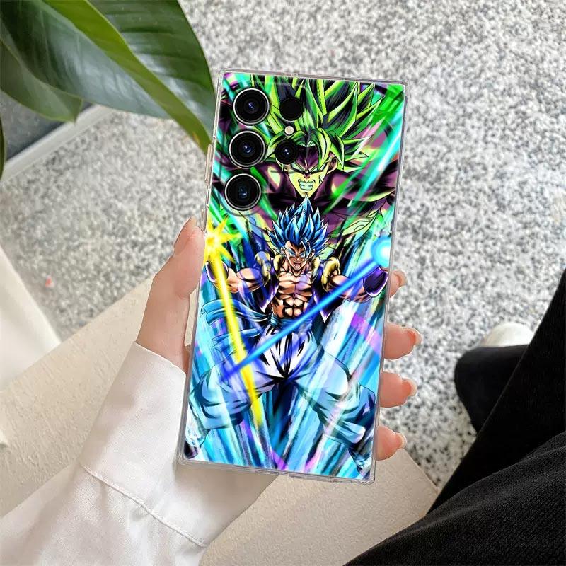 Goku Black Dragons B-Ball S26 Ultra Case Coque For Samsung Galaxy S25 S26 S24 S23 Ultra S22 S20 Plus S21 FE 5G Clear Phone Cover