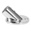45 Degree Round Tube Base Hand Rail Railing Fitting 316 Stainless Steel Marine Boat