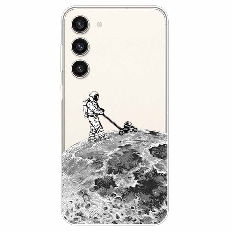 For Samsung S24 Plus Ultra S24 FE Case Clear Cover Soft Bumper for Samsung Galaxy S24 Ultra 5G Transparent Silicone S24 S24 FE