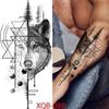 Fake Skull Tattoo Male Lion Wolf Tiger Snake Waterproof Tattoo Sticker Arm Art Fake Tattoo Male