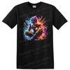 Goku Ultra Instinct Anime T Shirt w/ Energy Aura Martial Arts Graphic Tee