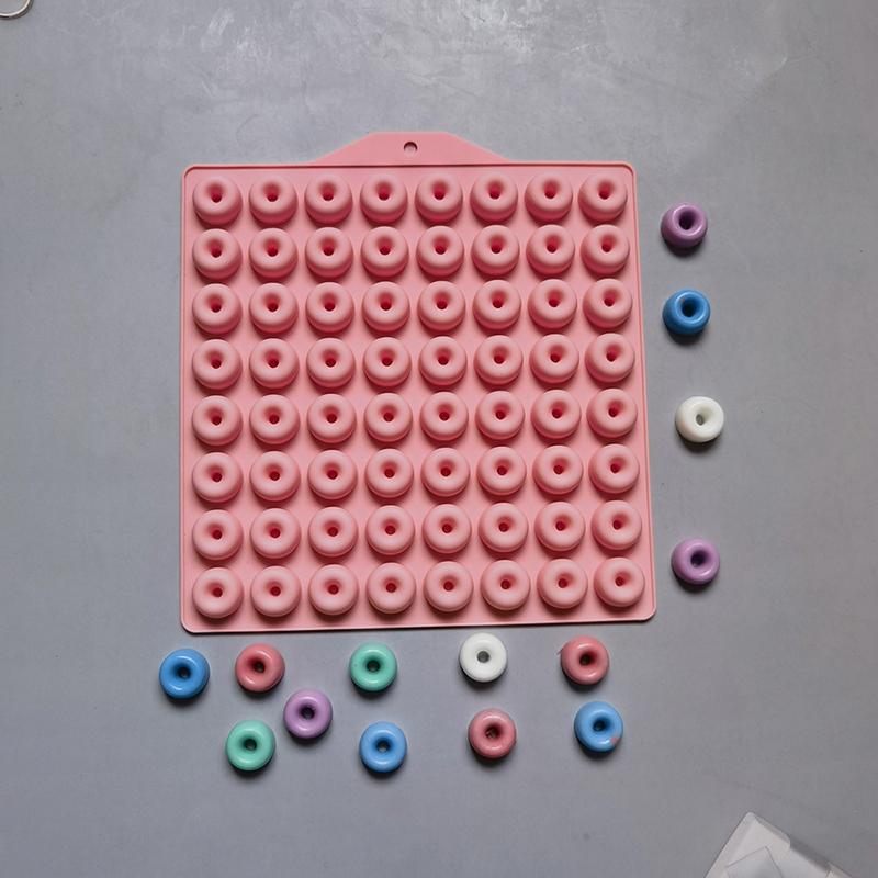 1 шт. 64 полости мини-пончики силиконовые формы DIY шоколадные конфеты форма для кексов желе жевательные твердые конфеты форма для выпечки
