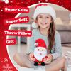 TOYMYTOY 22cm Christmas Plush Santa Claus Toy Birthday Christmas Eve Gift Doll, Gift, (Santa Claus)