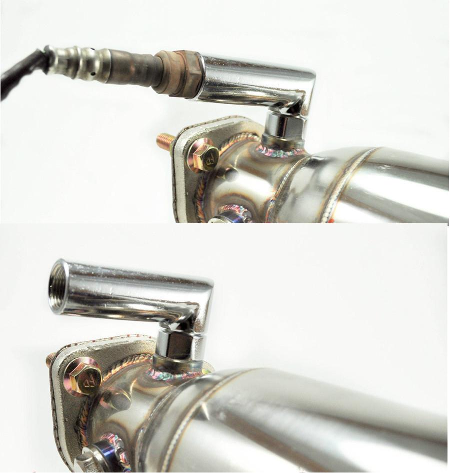 Универсальный удлинитель-проставка датчика кислорода O2, угловой 90 градусов, удлинитель под лямбда-зонд 02, резьба M18 X 1.5, CEL