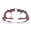 Car Interior Peach Wood Decoration Accessories Steering wheel button Cover Trim Frame For Toyota RAV4 RAV 4 XA50 2019-2021 2023