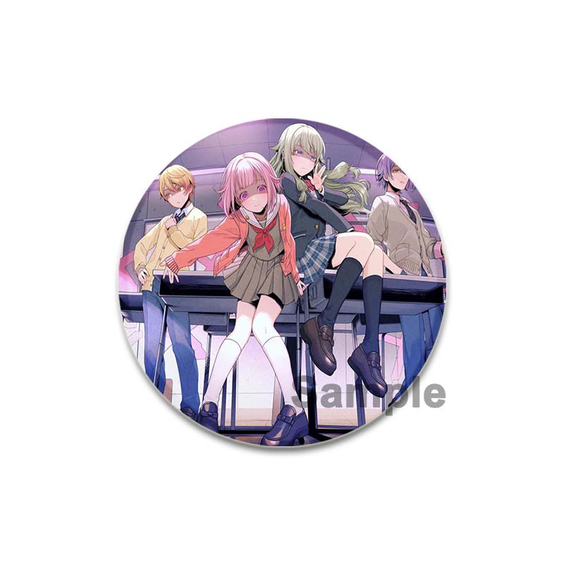 32/44/58 мм Project Sekai Wonderlands X Showtime Pin ручная работа брошь для одежды мультяшный косплей значок украшение на рюкзак ювелирные изделия подарок