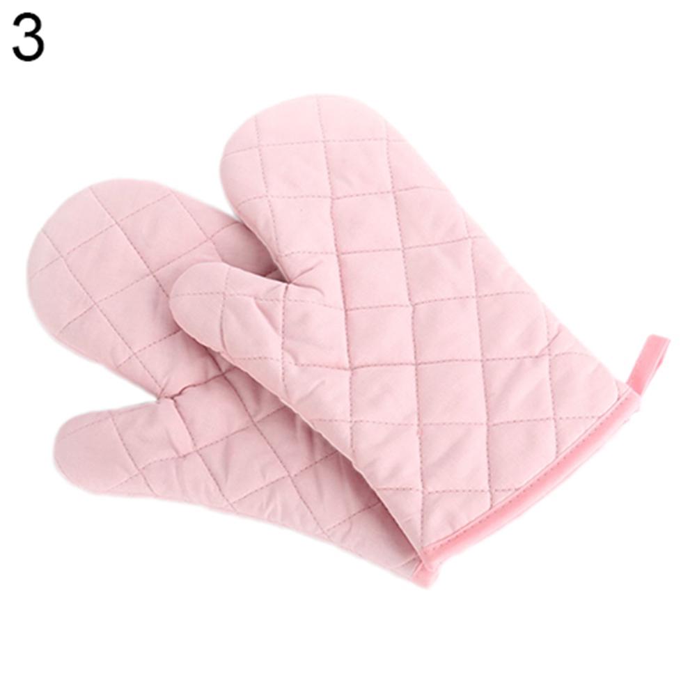 Tenfyer Cotton Oven Mitt Heat Proof Resistant Protector Kitchen Cooking Pot Holder Glove