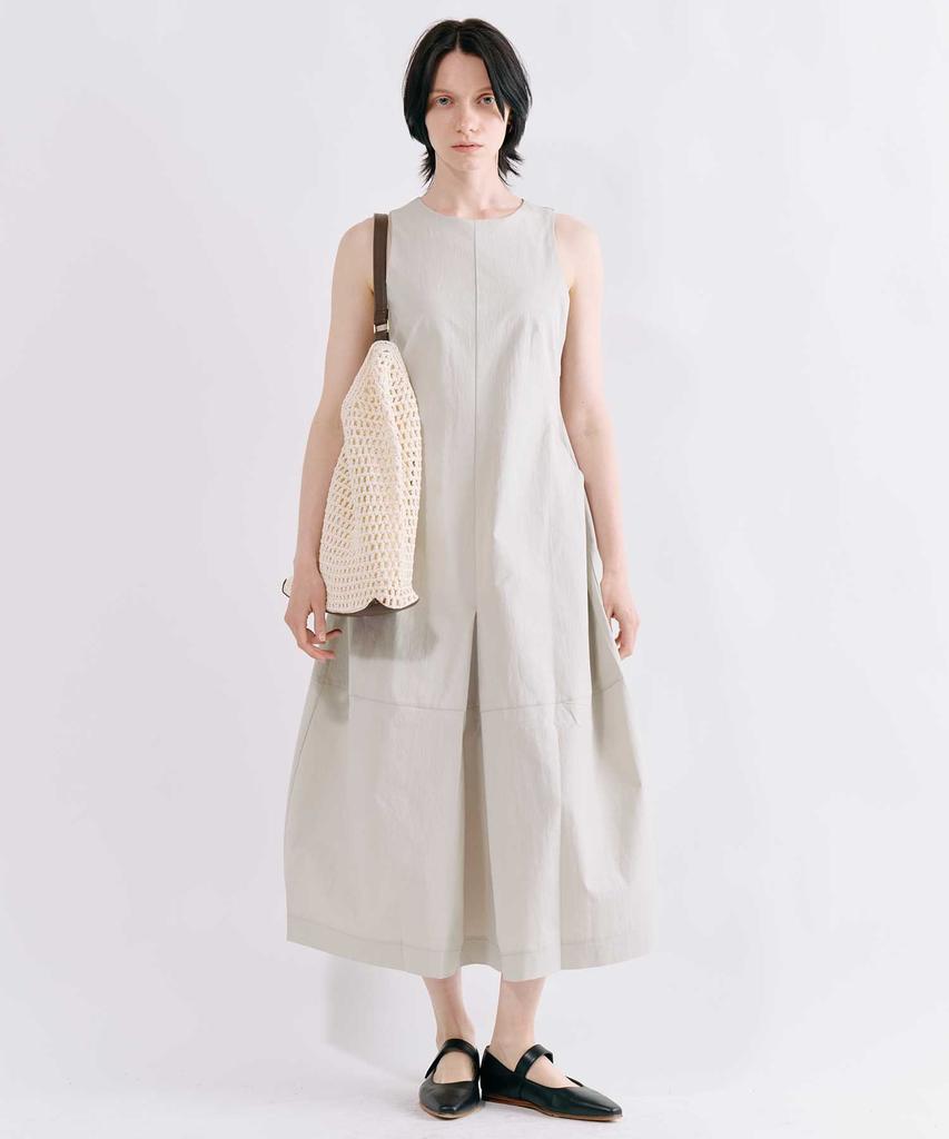 Smith Armor Abella Sleeveless Balloon Long Dress_Light Grey