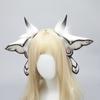 Realistic Wolf Ear Headbands Cosplay Costume Hair Hoop Adjustable Size Headgear for Festivals and Celebrations