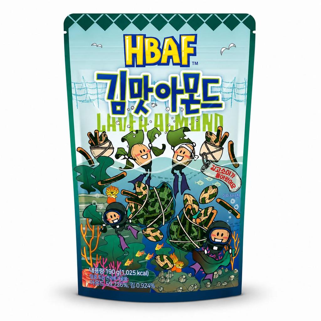 HBAF Приправленный миндаль и кешью 170 г/190 г (33 вкуса)