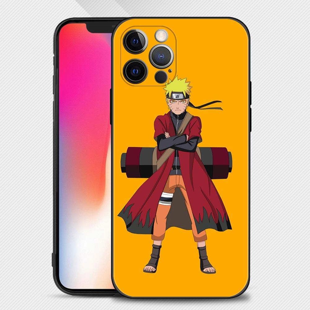 Чехол для телефона Apple iPhone 13 12 11 Pro Max 13 12 Mini XS Max XR X 7 8 6 6S Plus 5 5S SE 2020 в виде ракушки аниме Наруто Узумаки