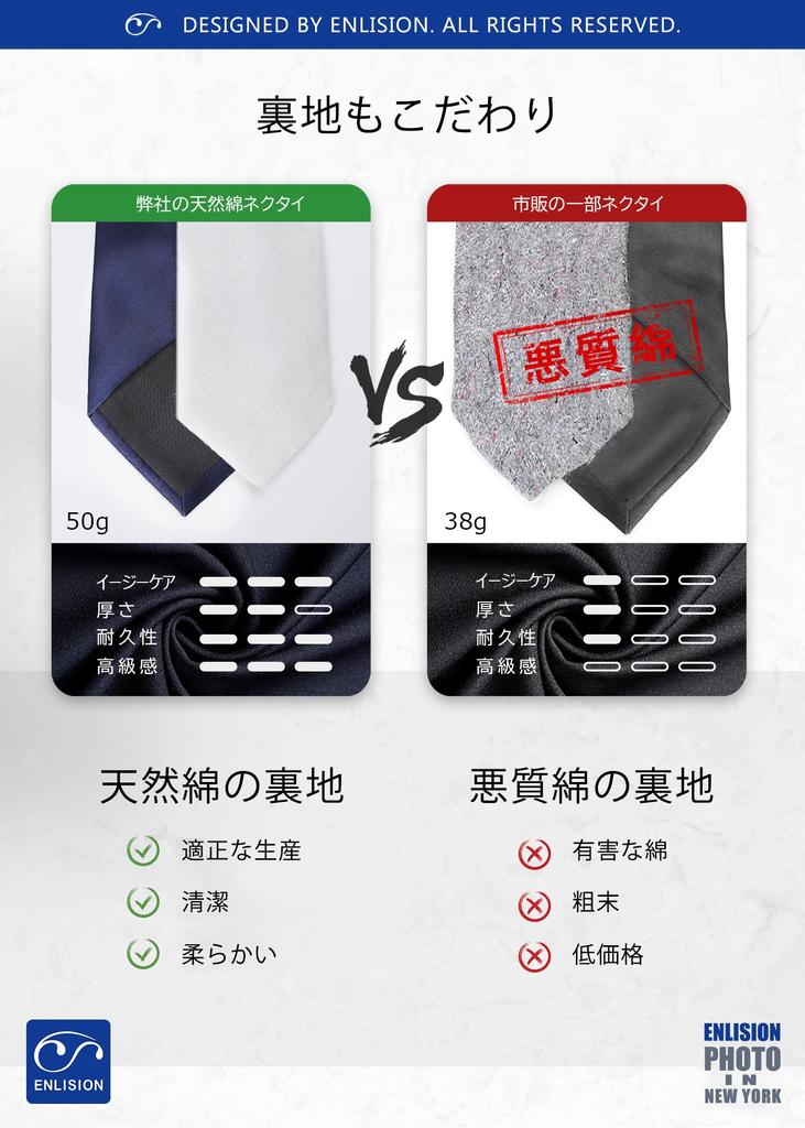 Галстук Chief Set Brand Necktie Set of 4 Necktie Silk Set Striped Necktie Business EKT44880S [Enlision] Мужской Мужской