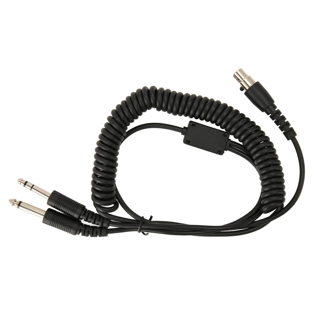 Mini XLR 5-контактный разъем для GA Dual Plugs Гарнитура Адаптер Кабель для David Clark Avcomm ASA для Dual GA