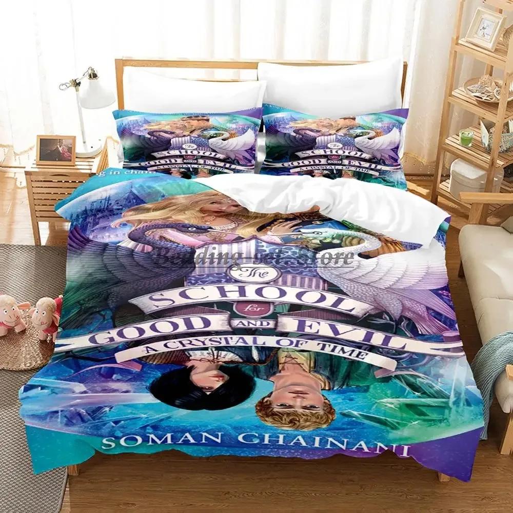 The School For Good And Evil Bedding Set Single Twin Full Queen King Size Bed Set Aldult Kid Bedroom Duvetcover Sets Bed