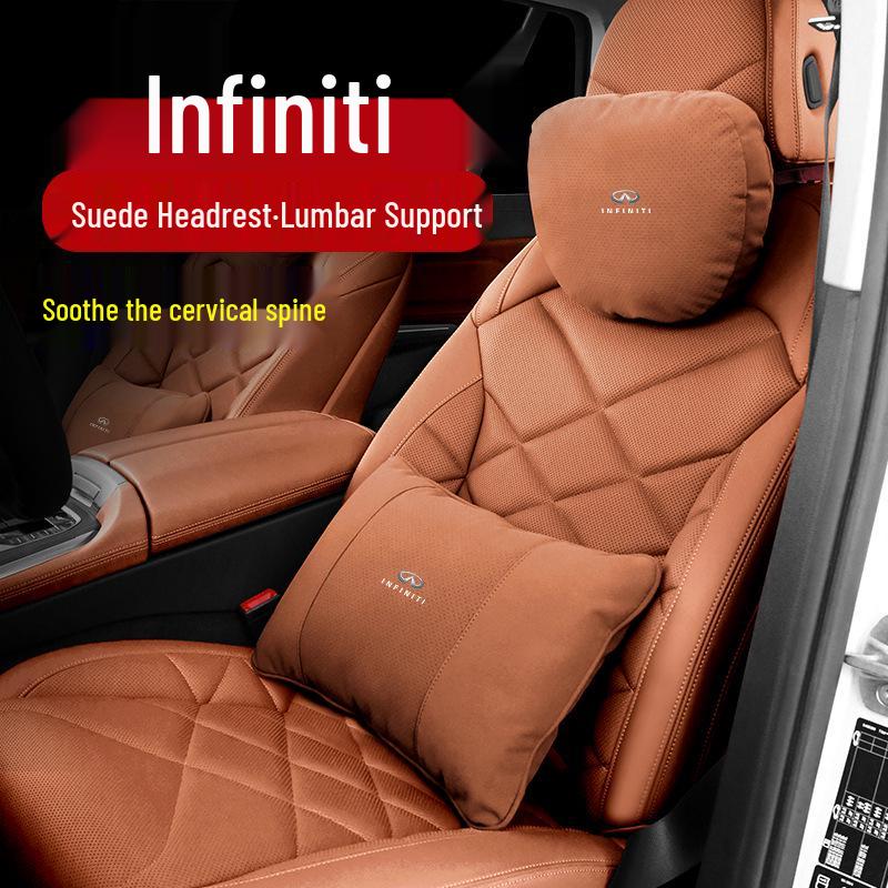Infiniti Q50L/Q70/QX50/Maybach Замшевая подушка для шеи и поясничная поддержка, подголовник