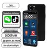 Смартфон для пожилых людей 6,2 дюйма, 512 ГБ, с крупным шрифтом, Android, Dual SIM, 5G/4G.
