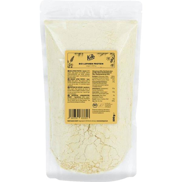 German KoRo Lupine Protein Lupinenprotein 500g